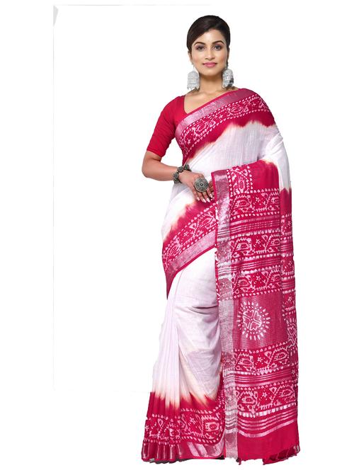 women self design handloom saree - 21537363 - Standard Image - 0