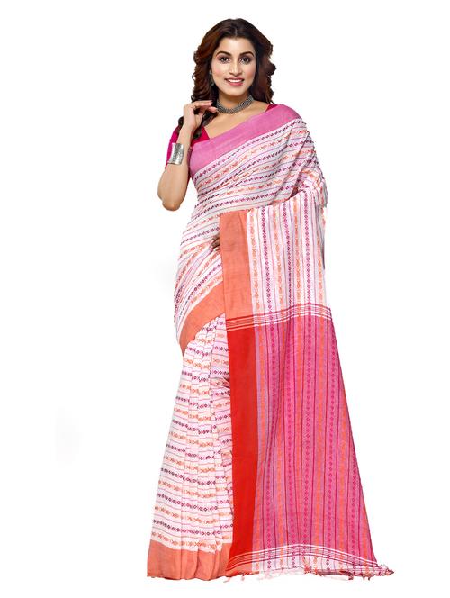 women self design handloom saree - 21537375 - Standard Image - 0
