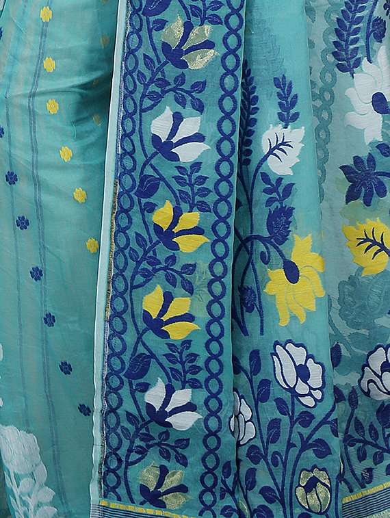 women self design jamdani saree - 21537389 -  Standard Image - 2