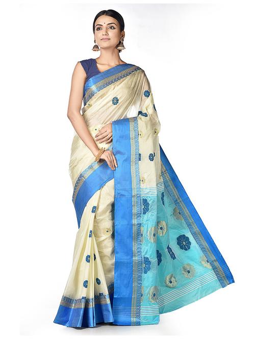 women self design handloom saree - 21537514 -  Standard Image - 0