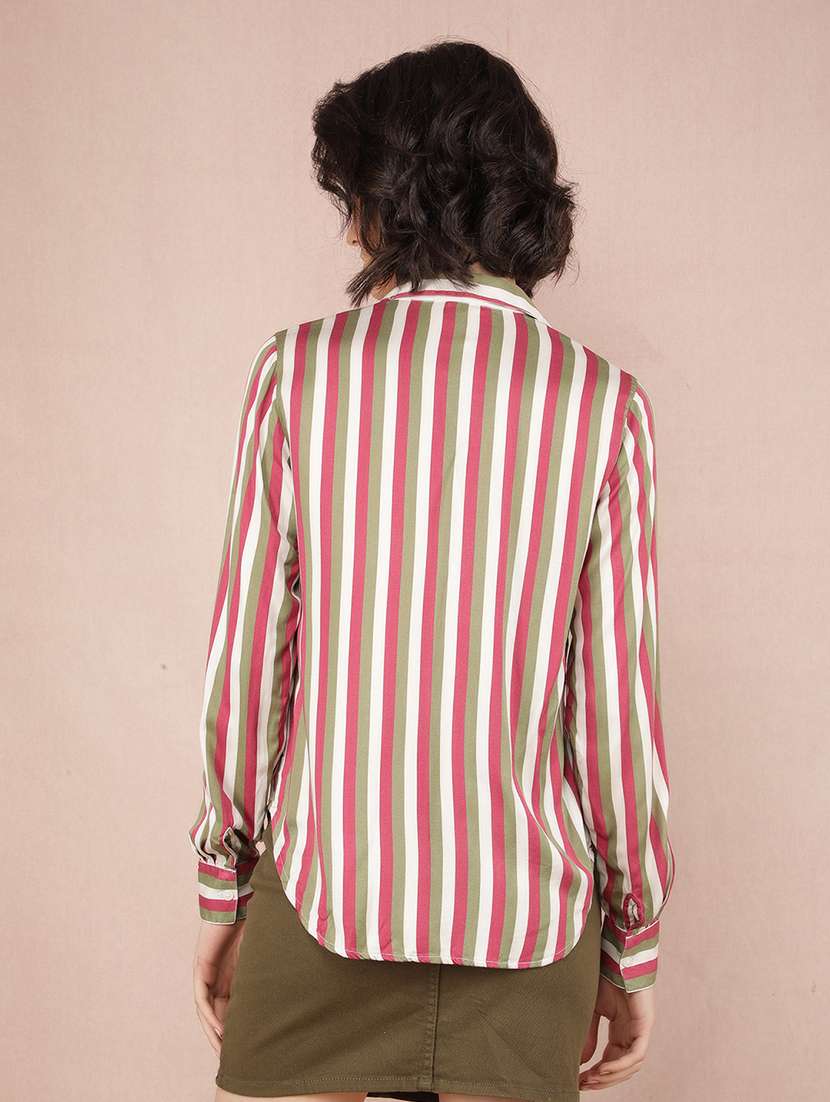 women striped long sleeve shirt - 21537720 -  Standard Image - 2