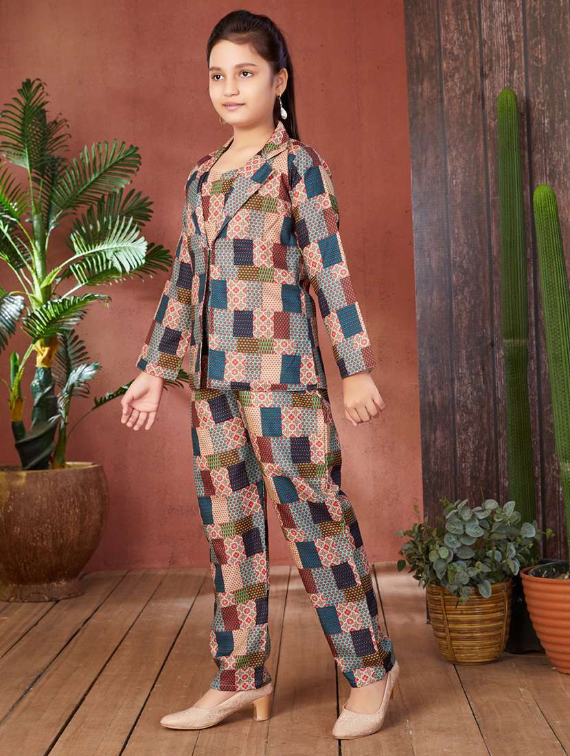 girls printed trouser set - 21538505 -  Standard Image - 2