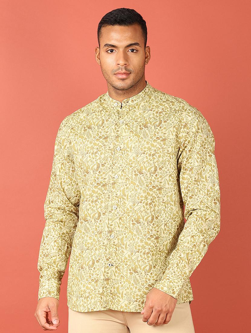 men printed long sleeve casual shirt - 21538592 - Zoom Image - 0