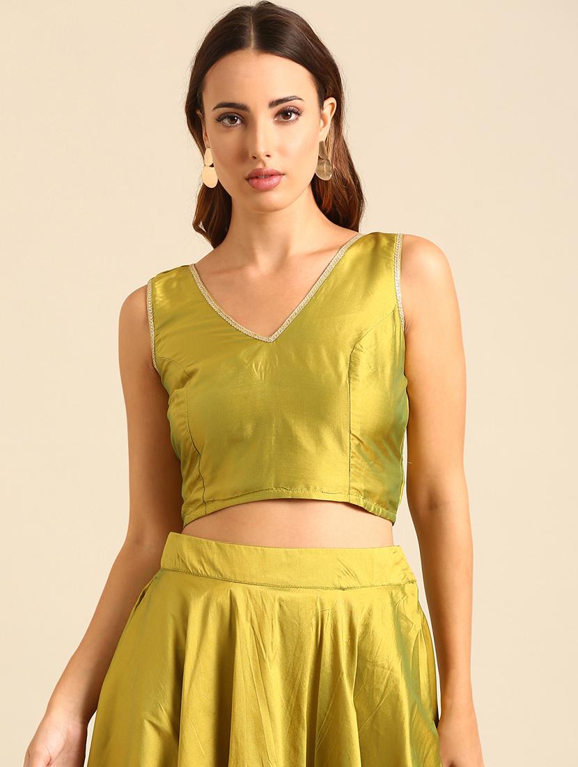 women solid sleeveless blouse