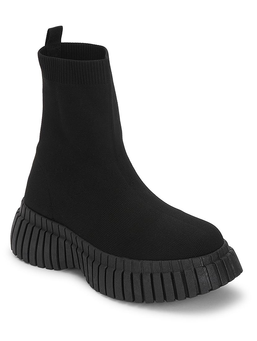 women solid ankle length boots - 21539169 - Zoom Image - 0