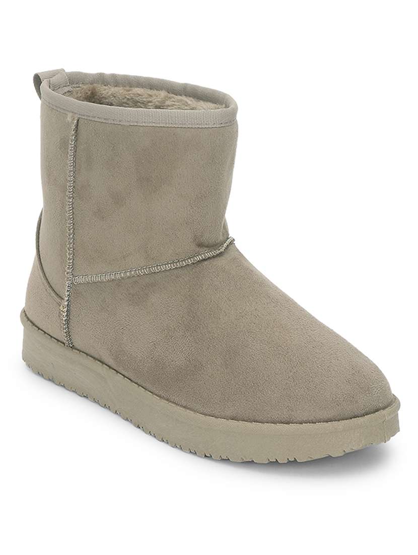 women solid ankle length boots - 21539182 - Zoom Image - 0