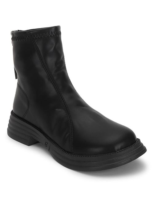 women solid ankle length boots - 21539185 -  Standard Image - 0