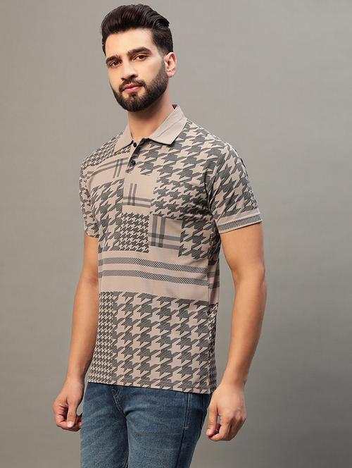 men printed short sleeves t-shirt - 21539477 - Standard Image - 0