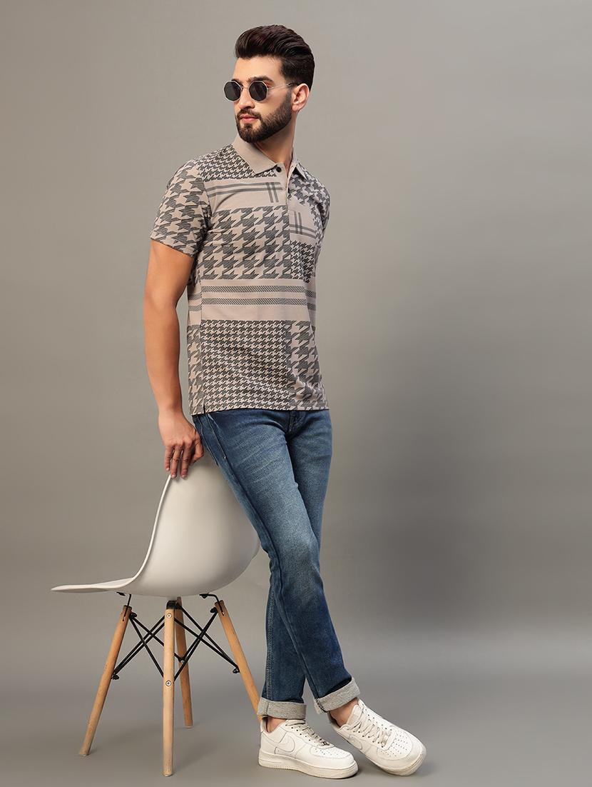 men printed short sleeves t-shirt - 21539477 - Standard Image - 2