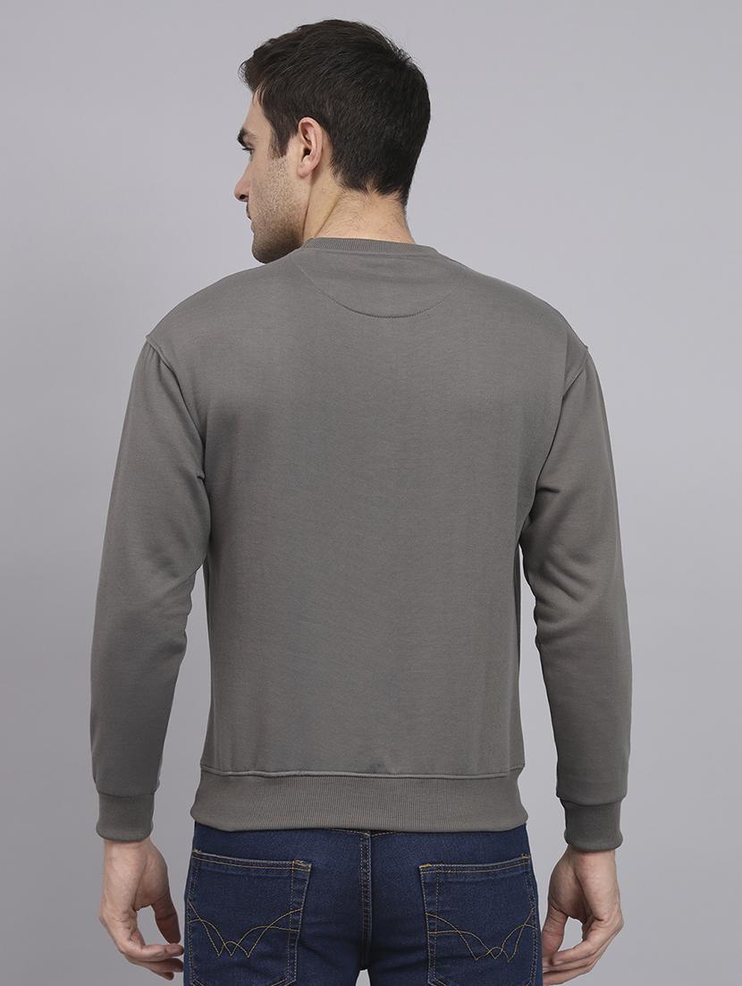 men long sleeves front print sweatshirt - 21539501 - Standard Image - 2
