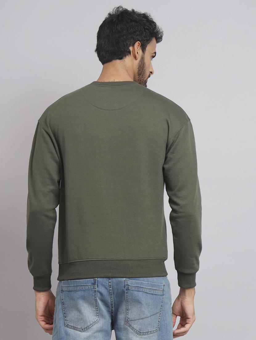 men chest printed round neck sweatshirt - 21539535 - Standard Image - 2