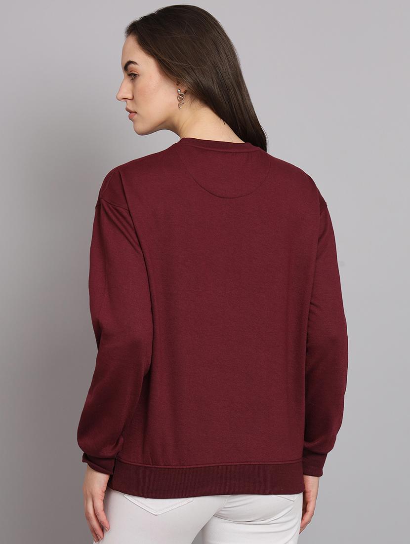 women long sleeves tapered sweatshirt - 21539894 - Standard Image - 2