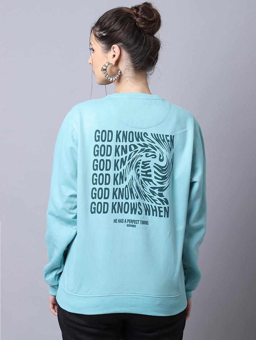 women long sleeves front & back print sweatshirt - 21539916 - Standard Image - 2