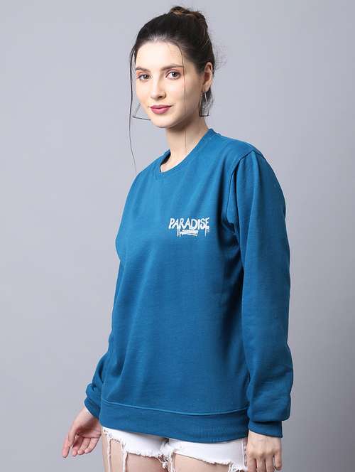 women long sleeves front & back print sweatshirt - 21539940 -  Standard Image - 0