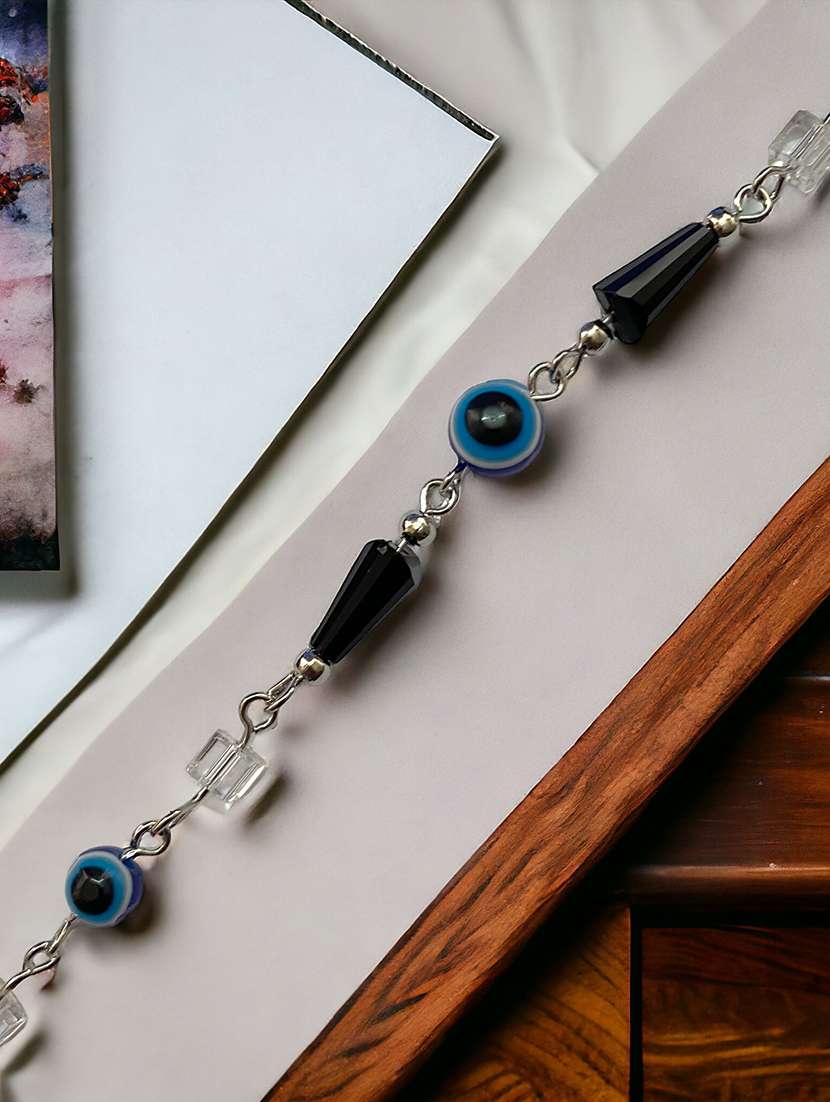 women black evil eye bracelet - 21541628 - Standard Image - 2
