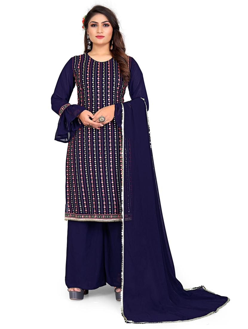 women embroidered unstitched suit set - 21542419 -  Zoom Image - 0