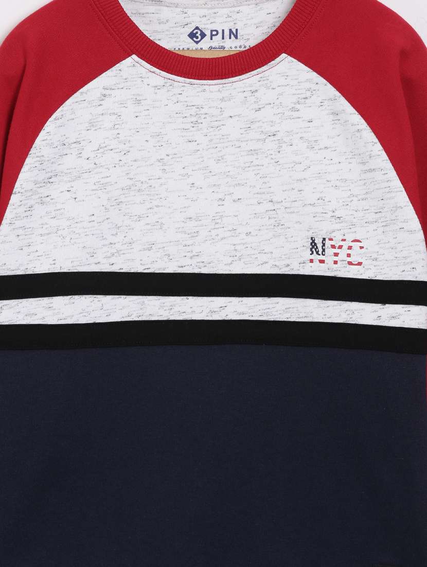 boys long sleeve color block sweatshirt - 21542490 -  Standard Image - 2