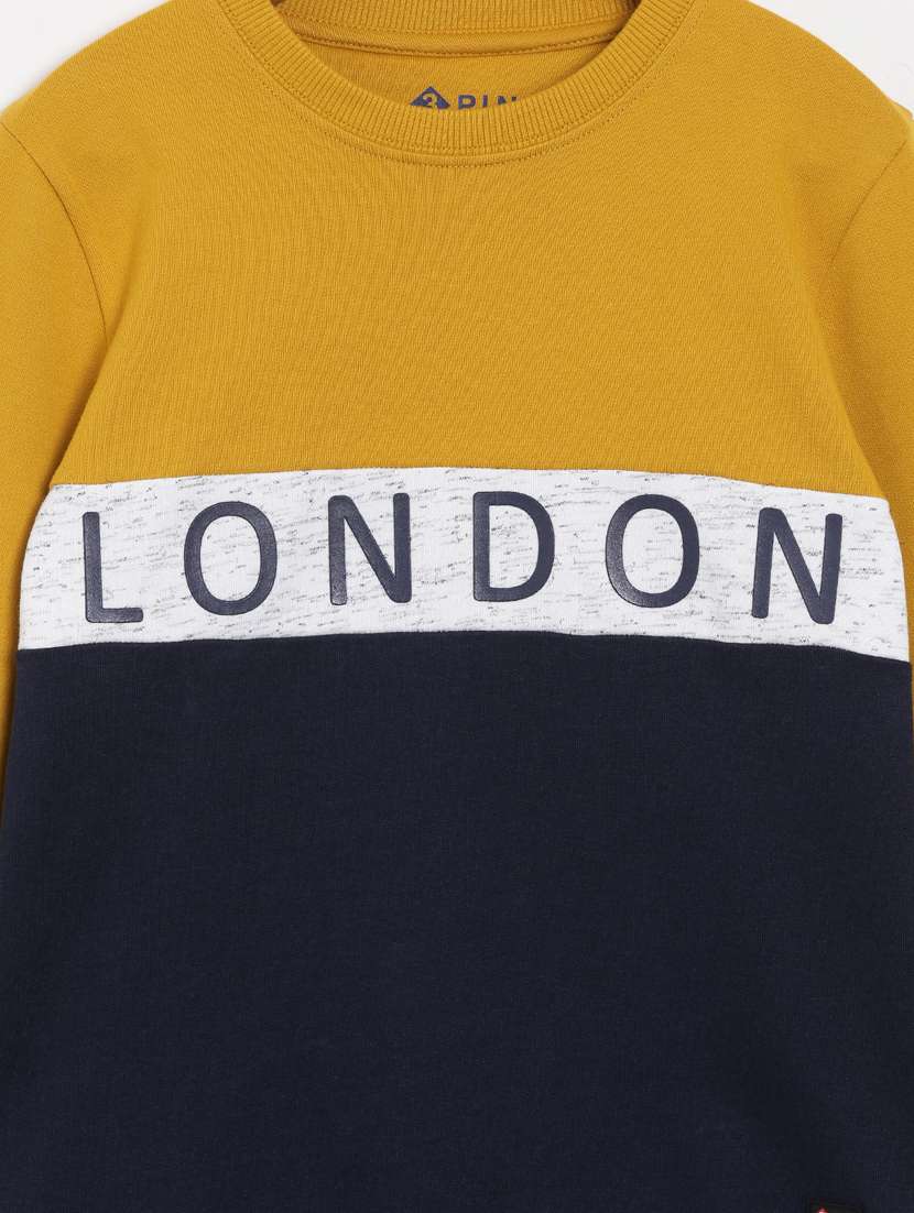 boys crew neck color block sweatshirt - 21542493 -  Standard Image - 2