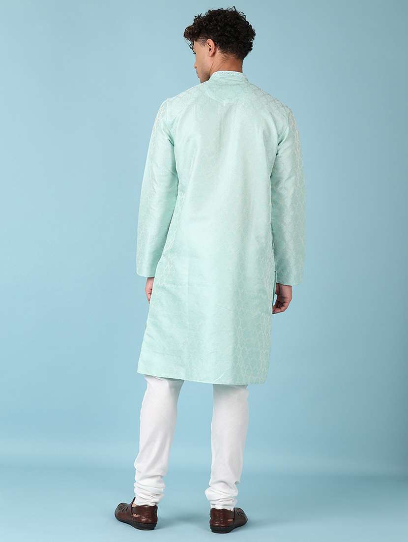 men printed kurta churidar ethnic wear set - 21542550 -  Standard Image - 2