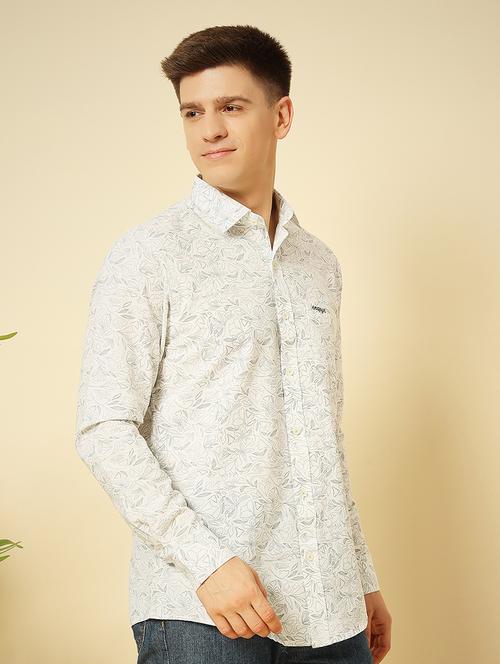 grey cotton casual shirt - 21542990 -  Standard Image - 0