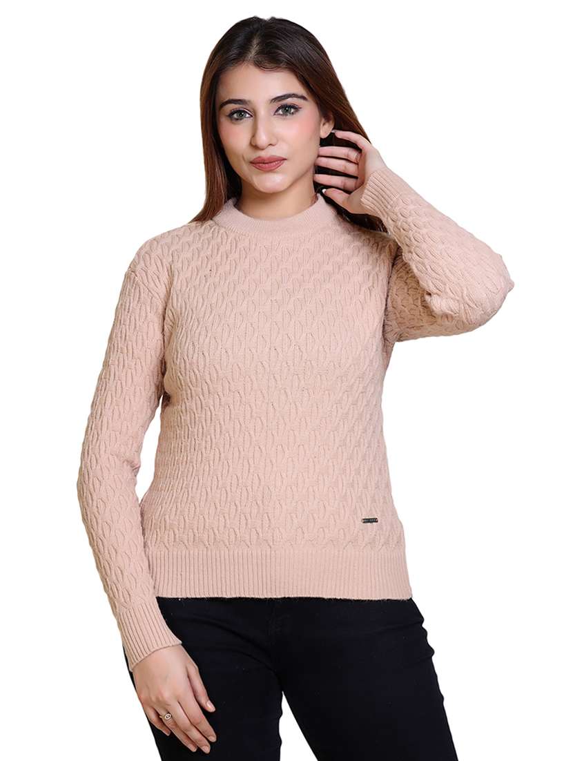 women self designed long sleeve pullover