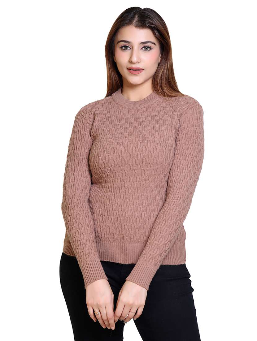 women self designed long sleeve pullover