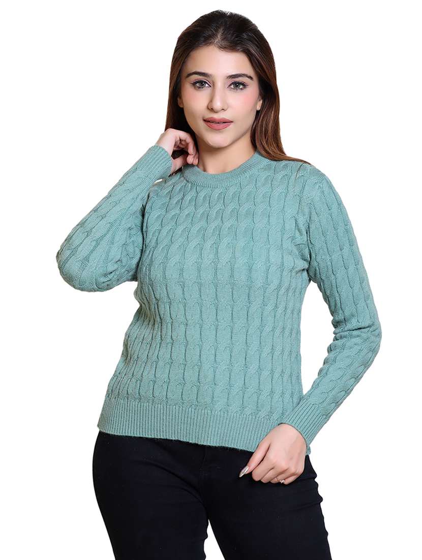 women self designed long sleeve pullover