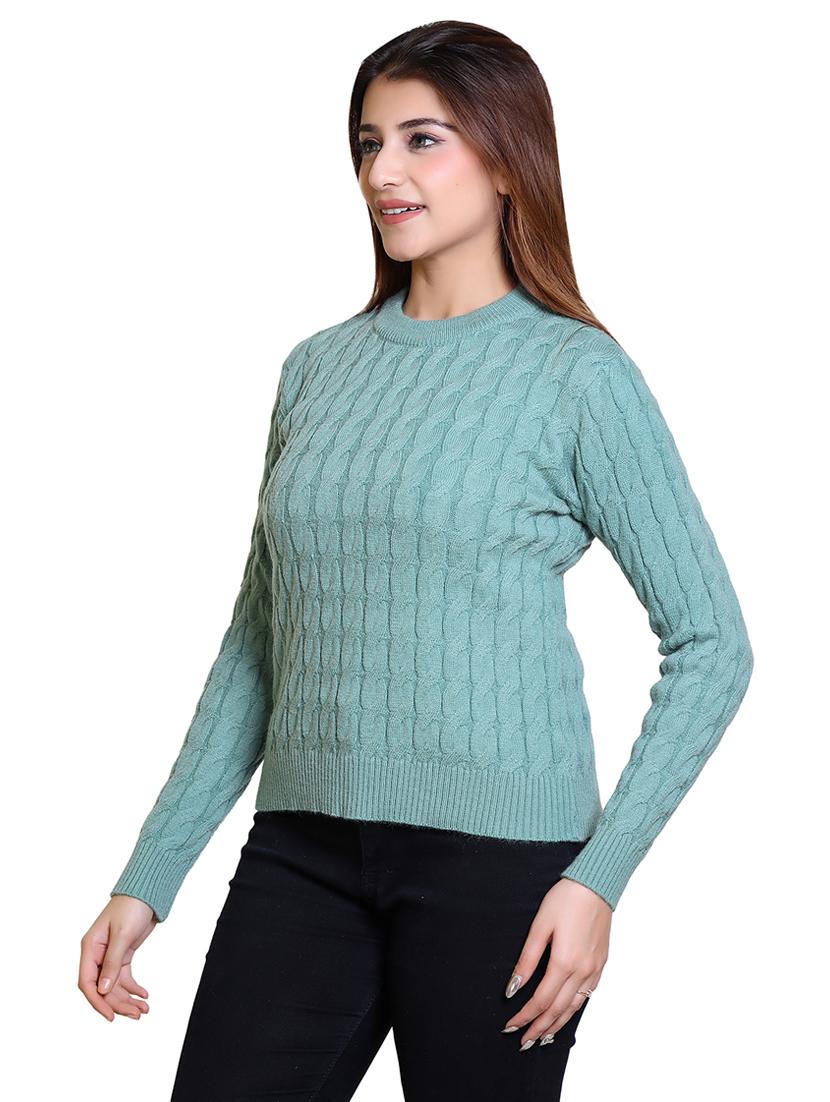 women self designed long sleeve pullover - 21543012 - Standard Image - 2