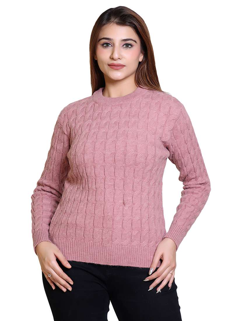 women self designed long sleeve pullover