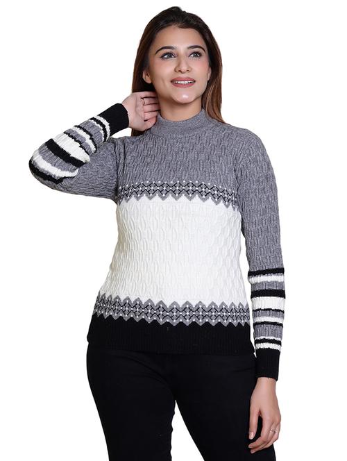 women color blocked long sleeve pullover - 21543030 -  Standard Image - 0