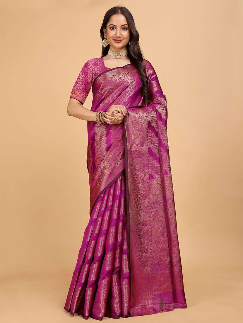 women self design baluchari saree
