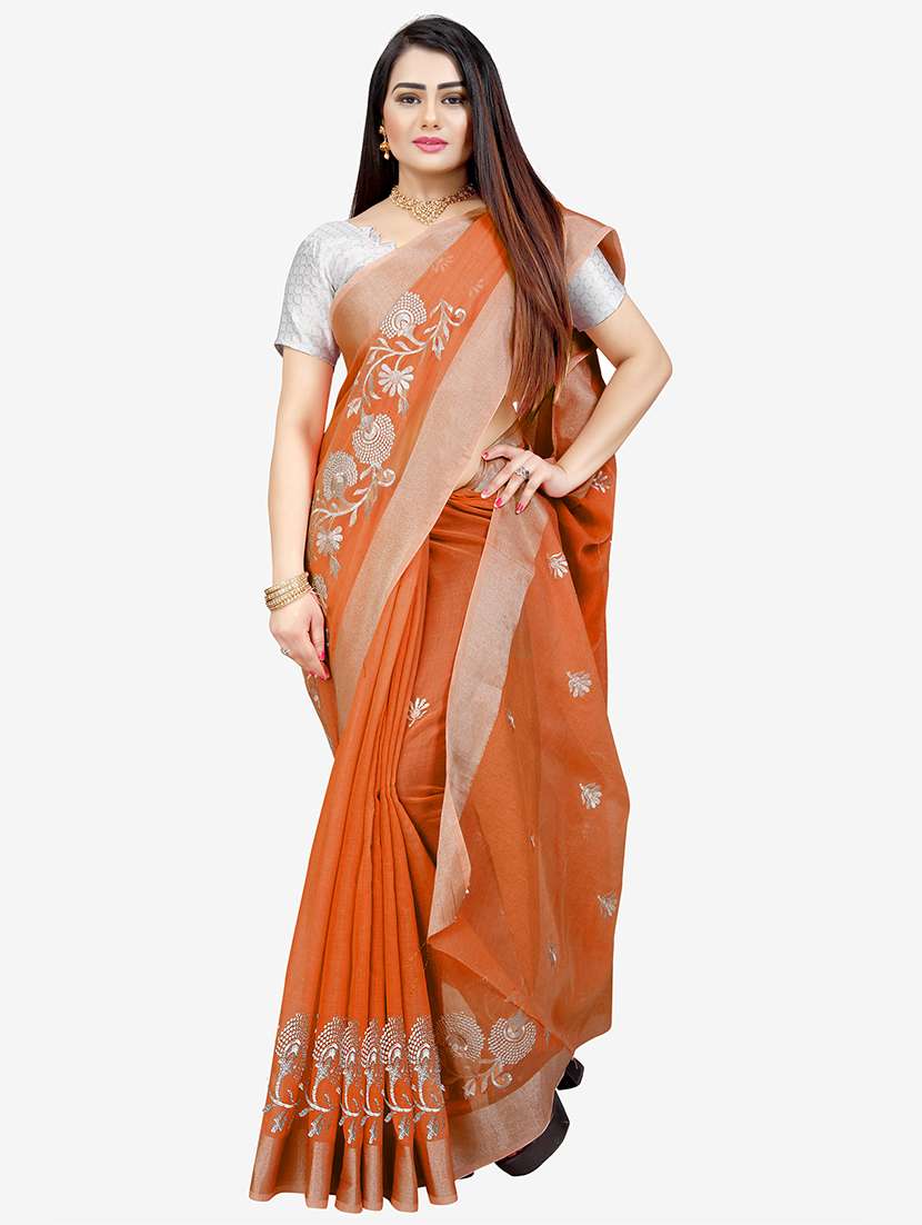 women pack of 2 self design combo sarees - 21544207 -  Standard Image - 2