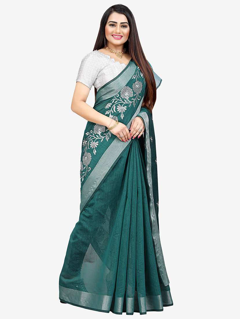 women pack of 2 self design combo sarees - 21544209 -  Standard Image - 2