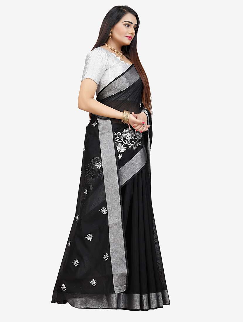 women pack of 2 self design combo sarees - 21544246 -  Standard Image - 2