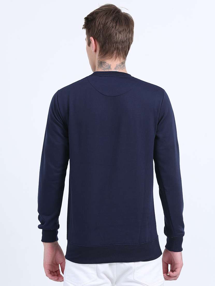 men solid long sleeve sweatshirt - 21544303 -  Standard Image - 2