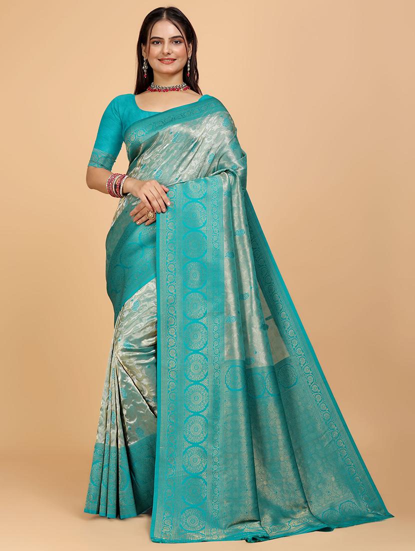 women self design banarasi saree