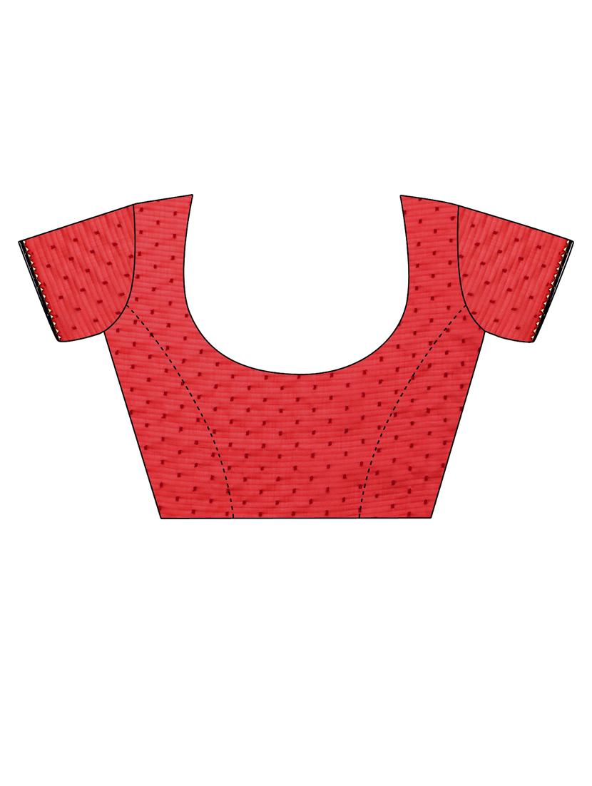 women red embroidered saree - 21544520 - Standard Image - 2