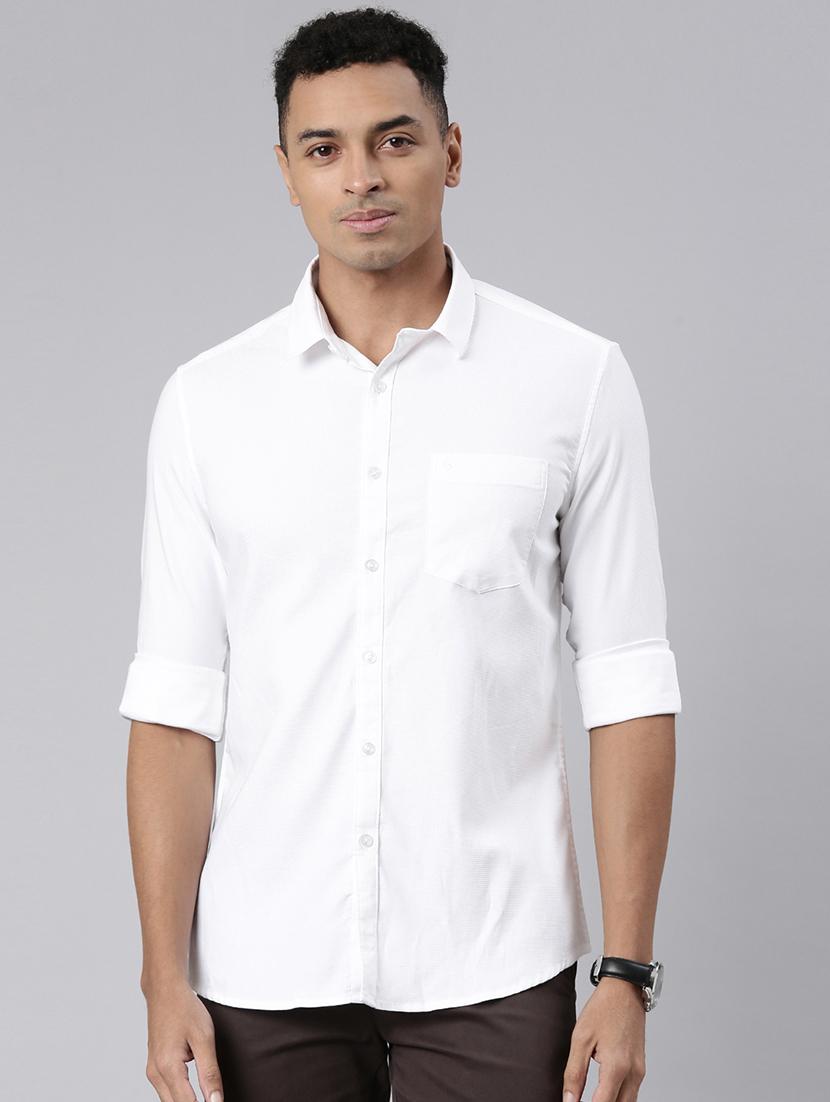 men solid long sleeve casual shirt - 21544753 - Zoom Image - 0