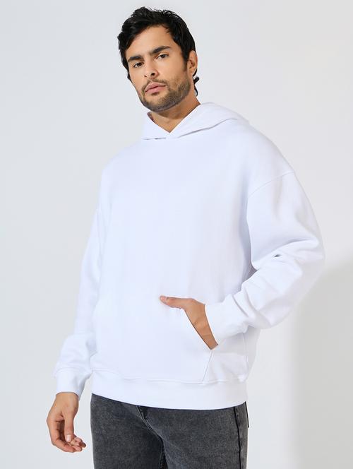 men hooded back print sweatshirt - 21544827 -  Standard Image - 0