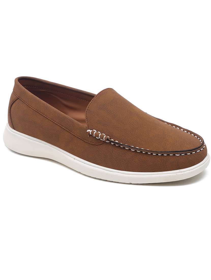 men beige slip on loafer - 21544927 -  Standard Image - 2