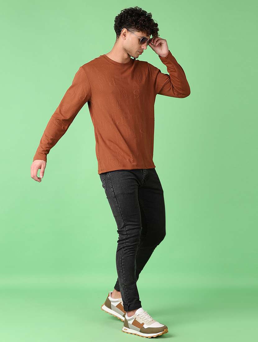 men solid long sleeve t-shirt - 21545015 -  Standard Image - 2