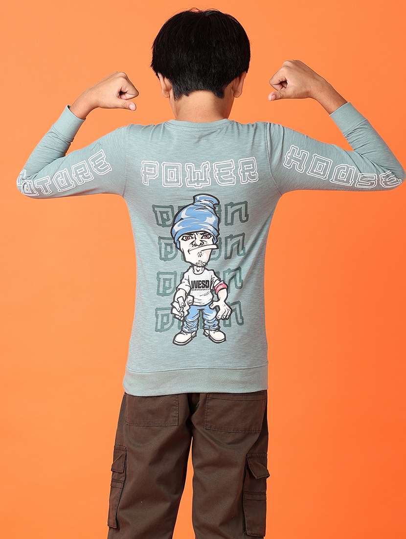 boys long sleeves front & back print t-shirt - 21545118 -  Standard Image - 2