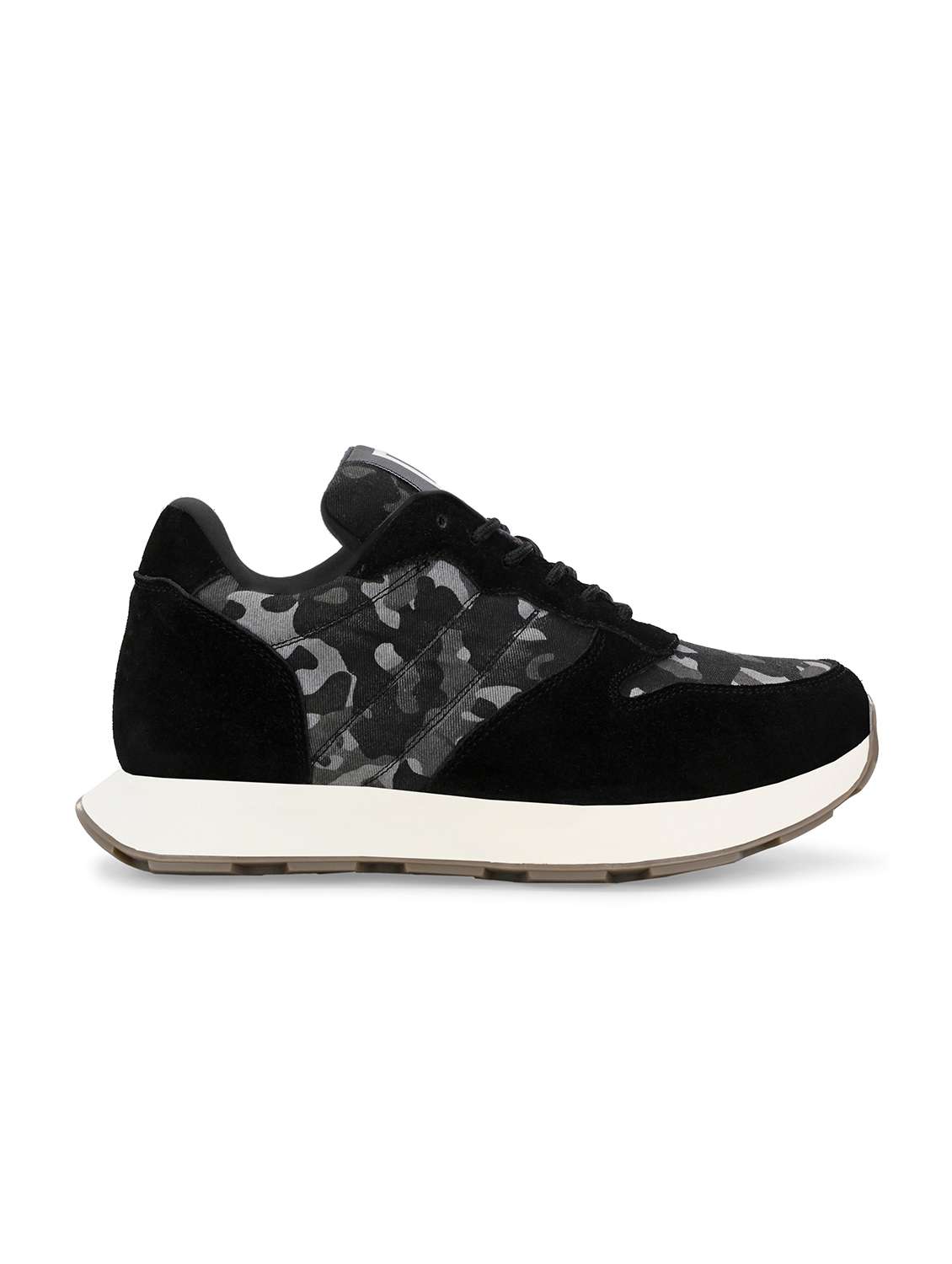 men black lace up sneaker - 21545420 - Standard Image - 2