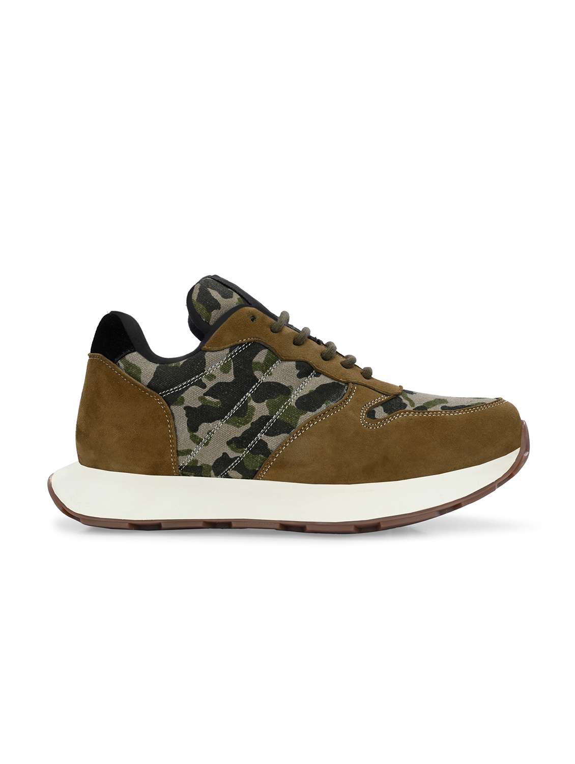 men green lace up sneaker - 21545421 -  Standard Image - 2