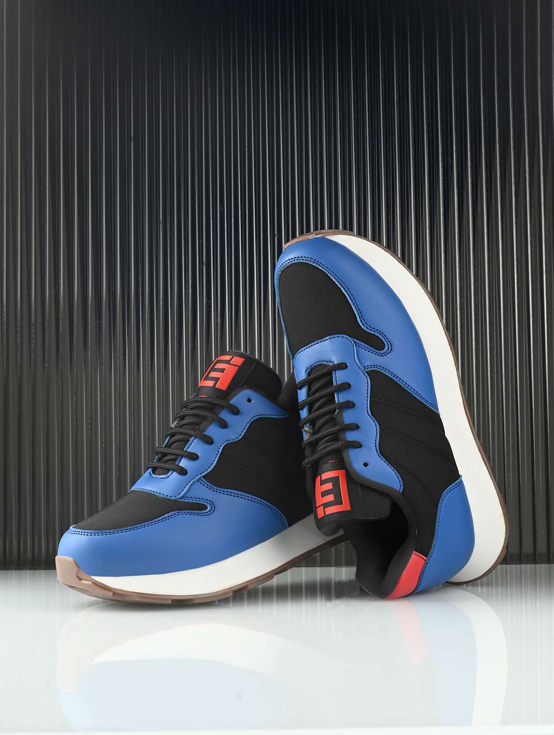 men blue lace up sneaker - 21545423 - Zoom Image - 0