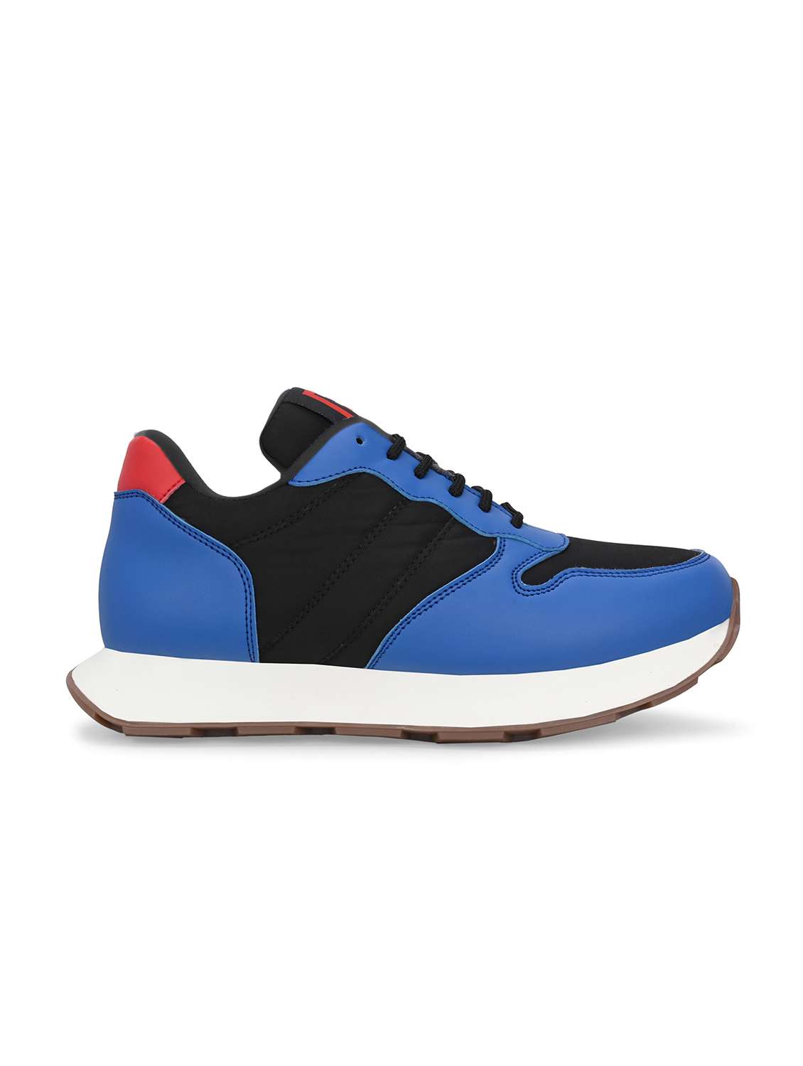 men blue lace up sneaker - 21545423 - Standard Image - 2