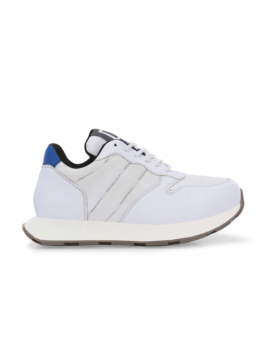 men white lace up sneaker - 21545425 -  Standard Image - 2
