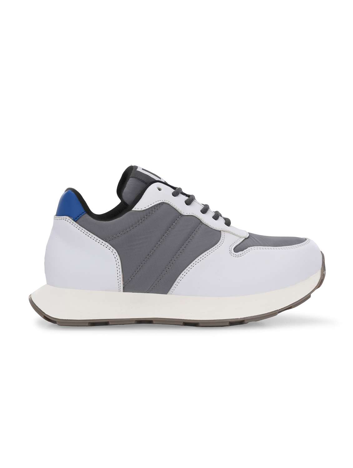 men grey lace up sneaker - 21545426 - Standard Image - 2