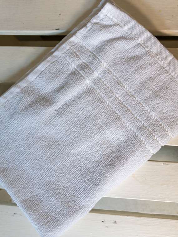 veahome cotton solid hand towel 351-400 ( pack of 1 ) - white - 21547459 - Standard Image - 2