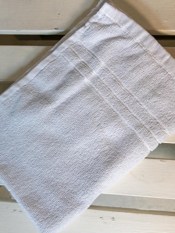 veahome cotton solid hand towel 351-400 ( pack of 1 ) - white - 21547460 - Standard Image - 2